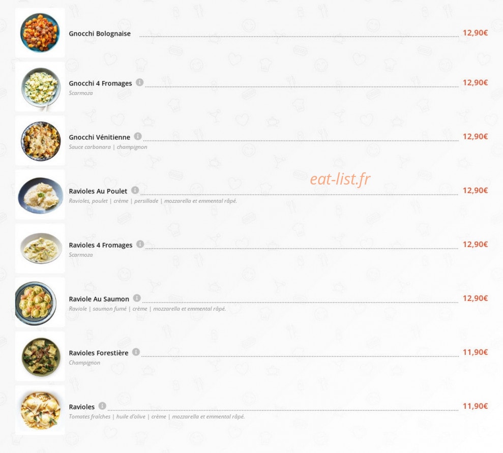Focaccia — carte page 3