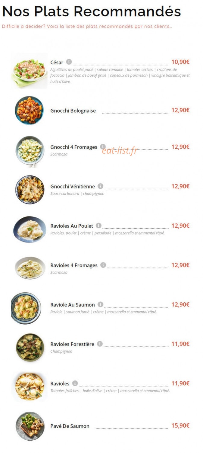 Focaccia — carte page 2