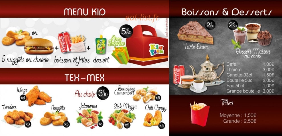 Food's Time — carte page 3