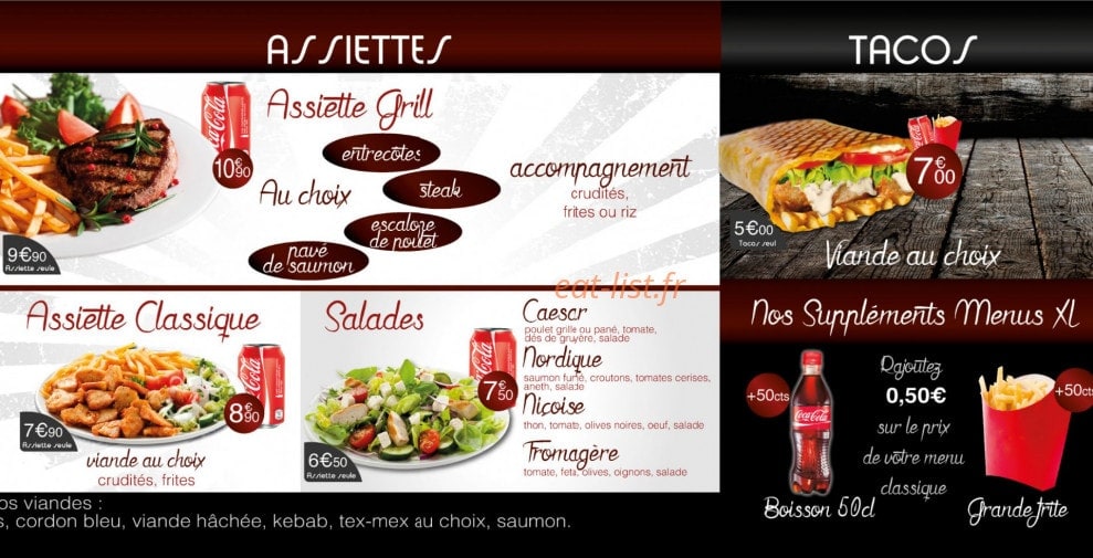 Food's Time — carte page 2