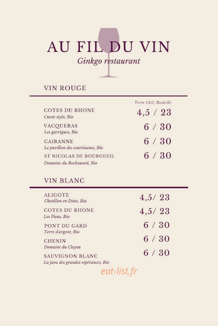 Ginkgo — carte page 5