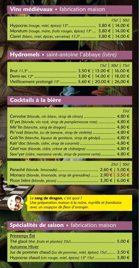 K fée des jeux — carte page 8