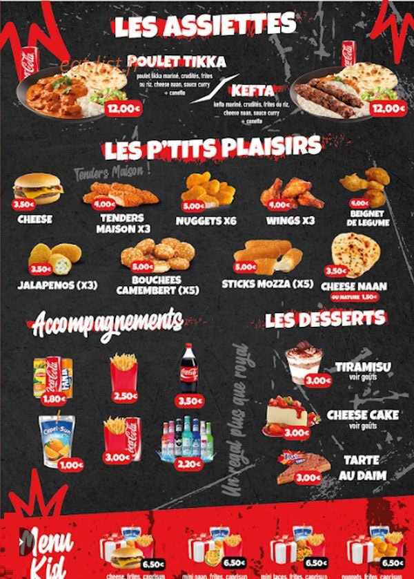King Naan — carte page 2