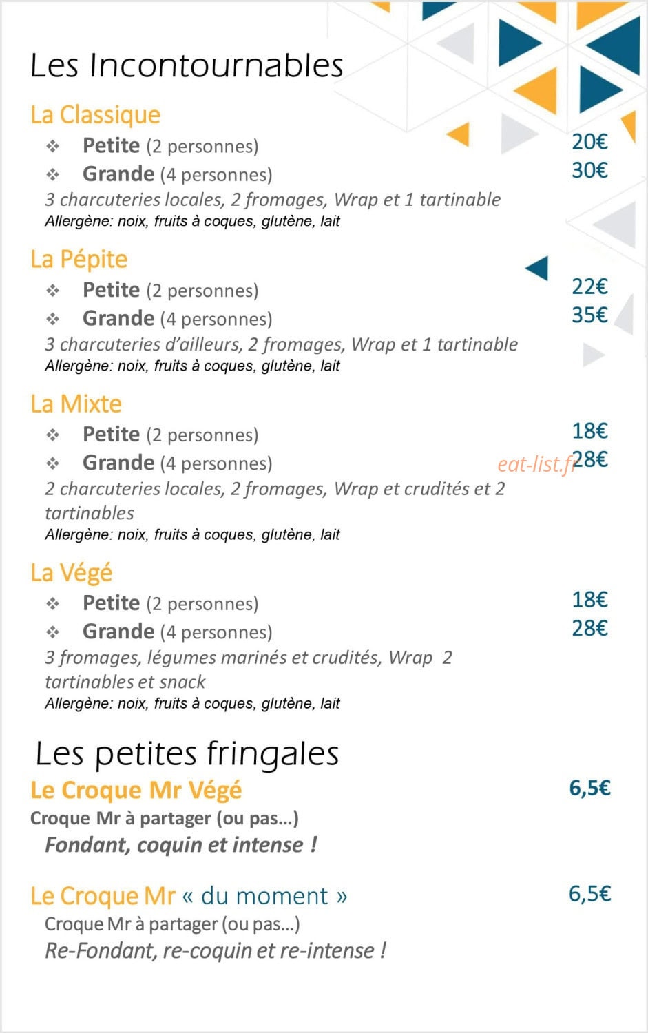 L'Apéricerie — carte page 3
