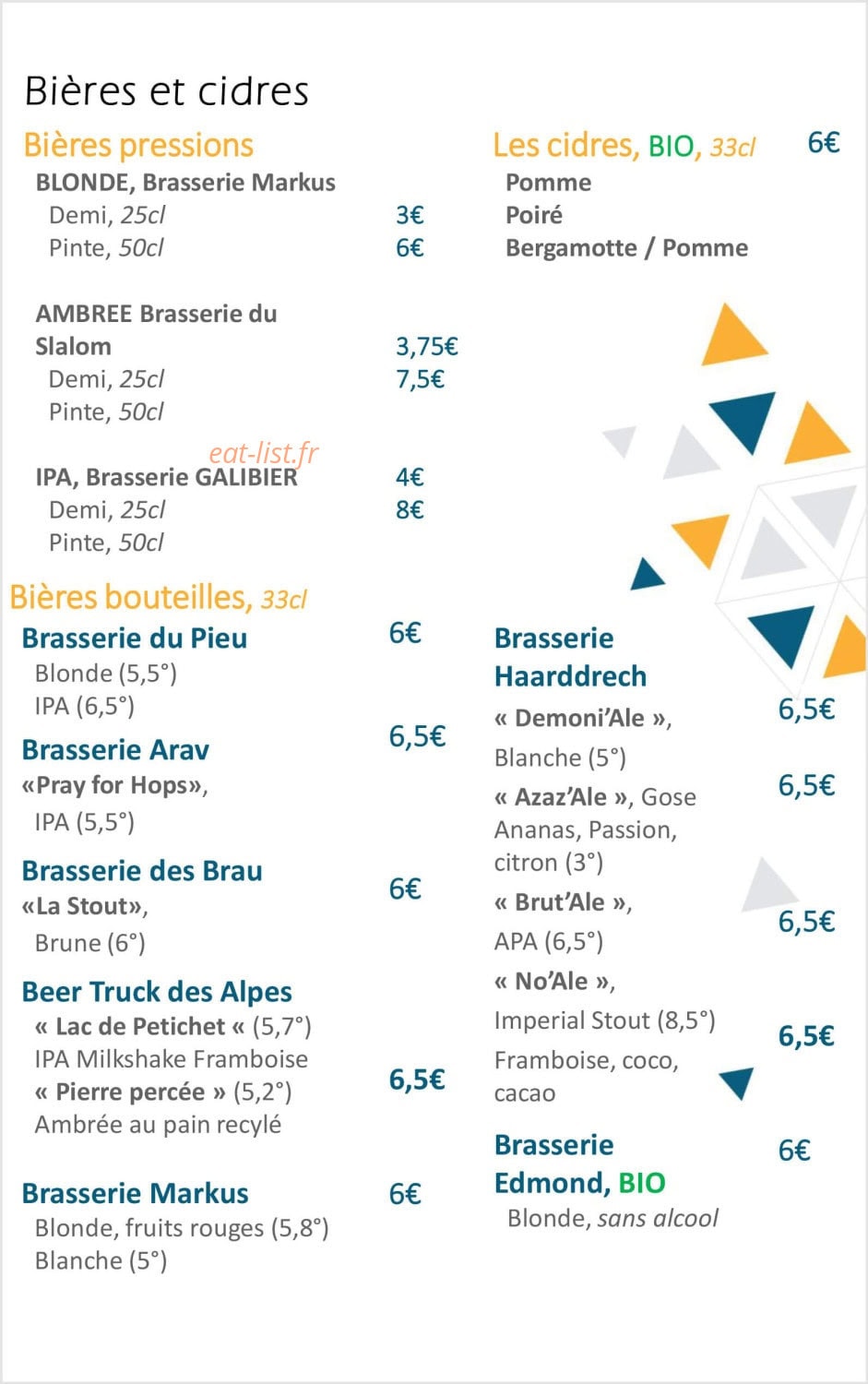L'Apéricerie — carte page 6