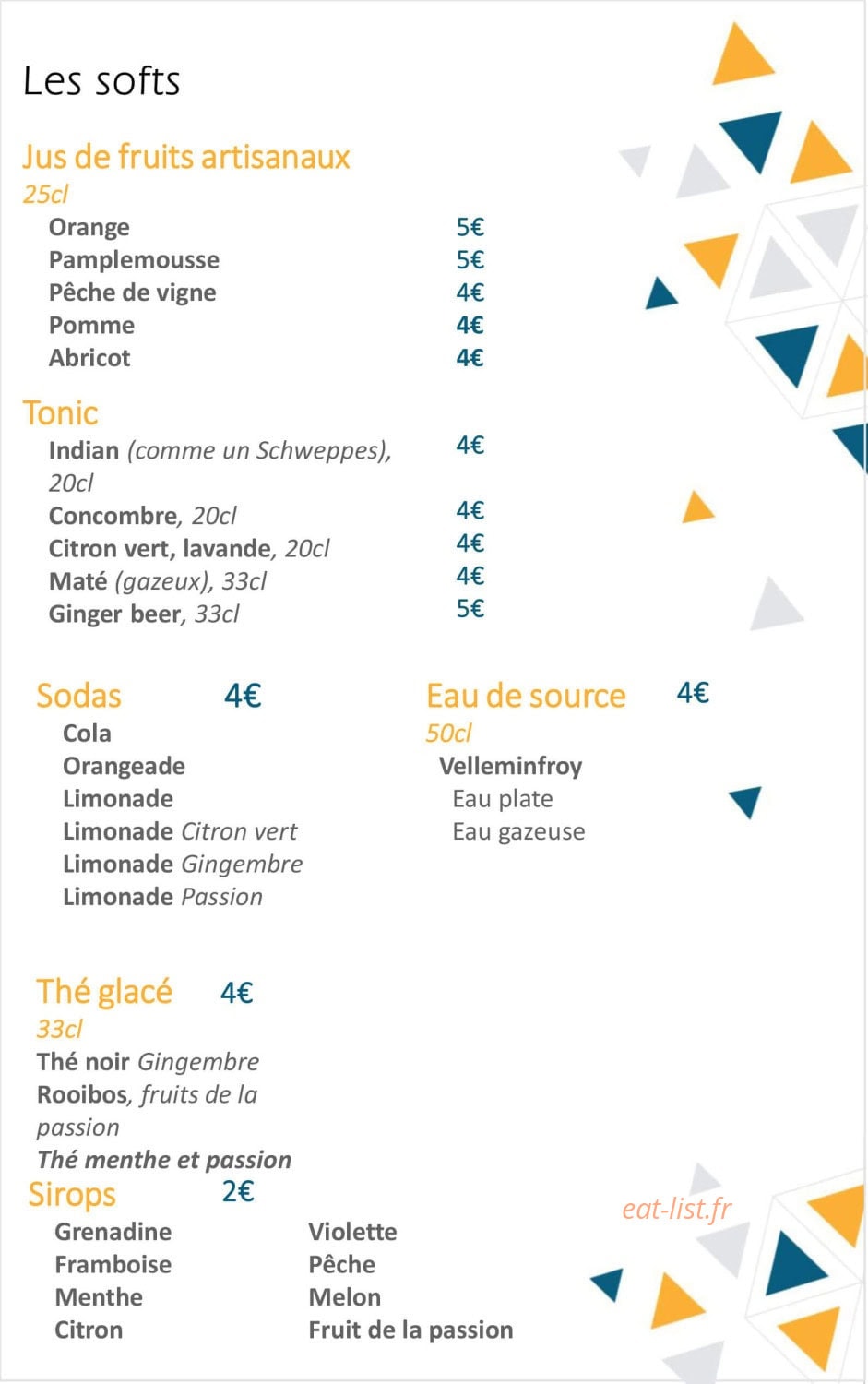 L'Apéricerie — carte page 7