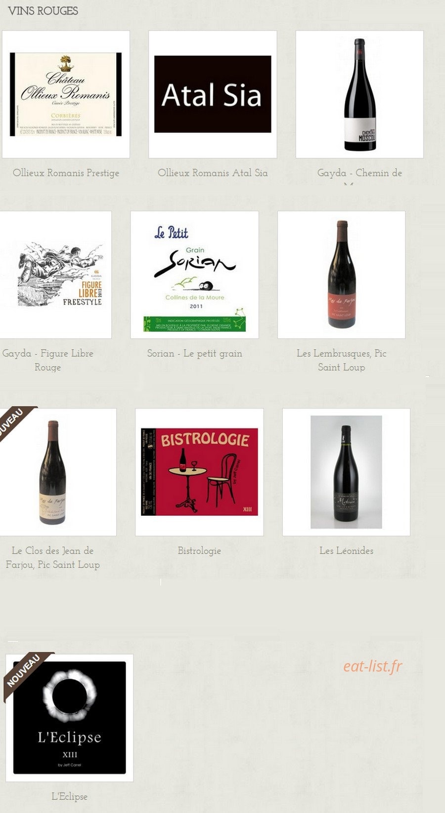 L'Epicerie Comptoir — carte page 4