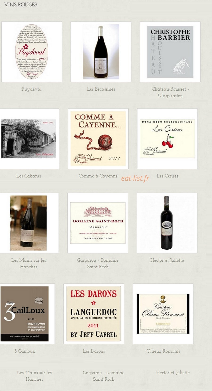 L'Epicerie Comptoir — carte page 3