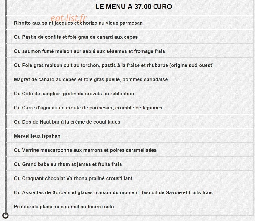 L'épicurien — carte page 4