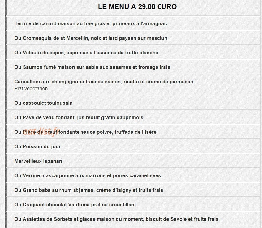 L'épicurien — carte page 3