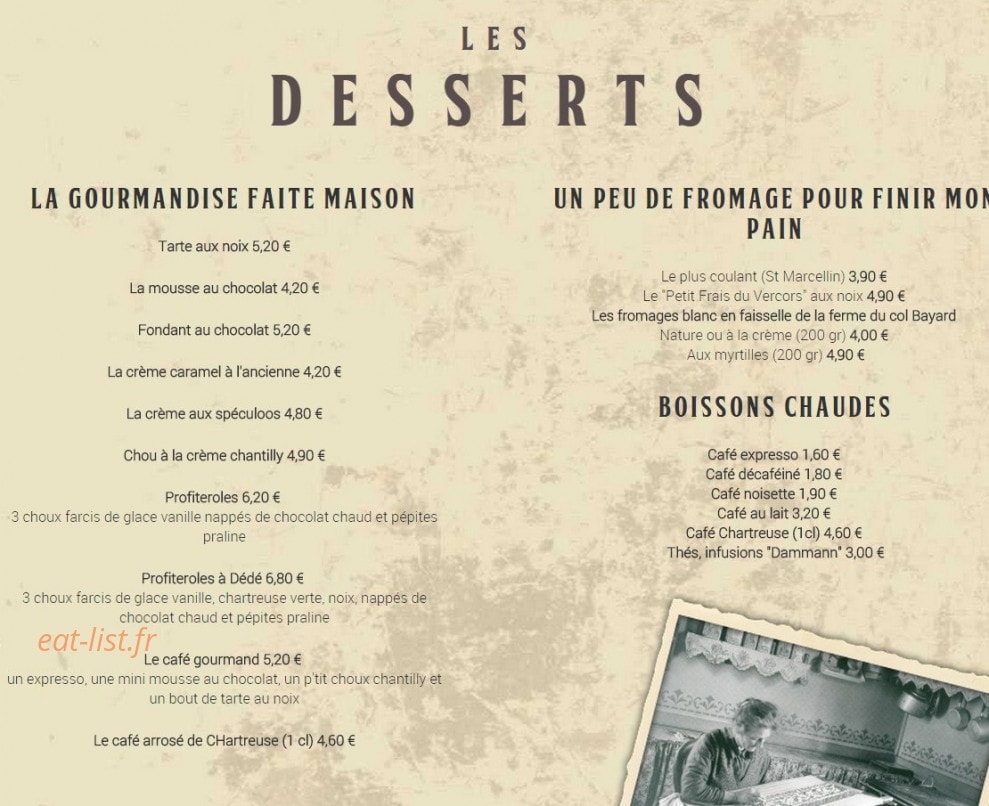 La Ferme à Dédé — carte page 2