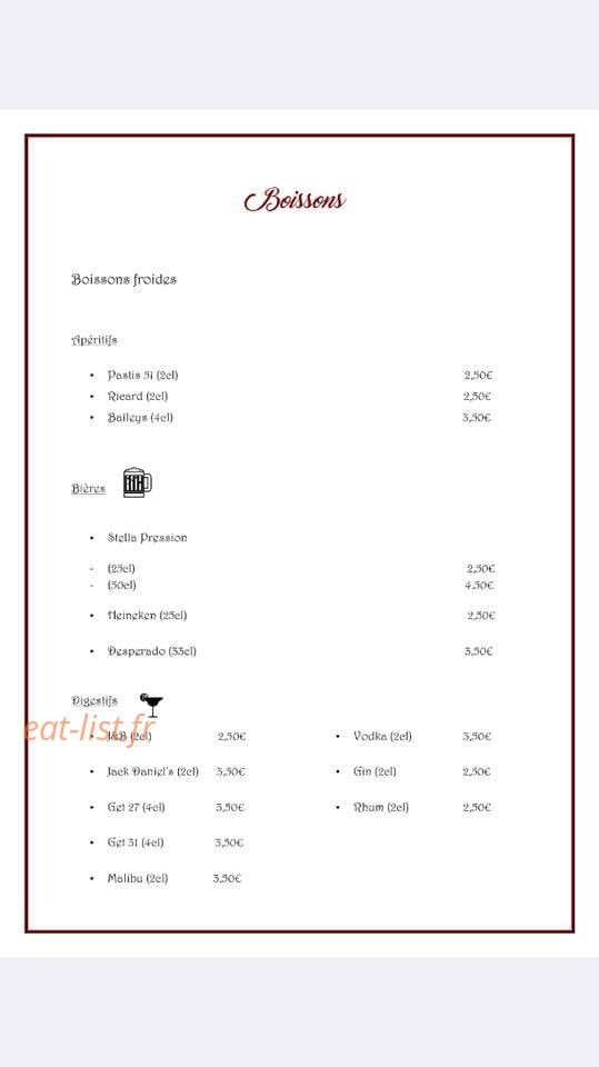La Pref — carte page 9