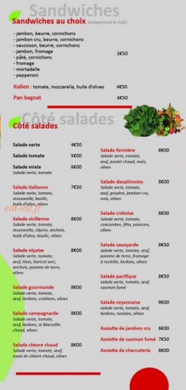 La Ronde des pizzas — carte page 8