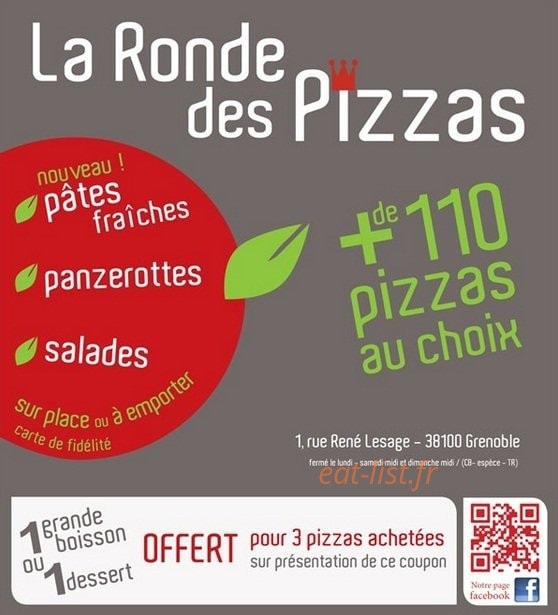 La Ronde des pizzas — carte page 9