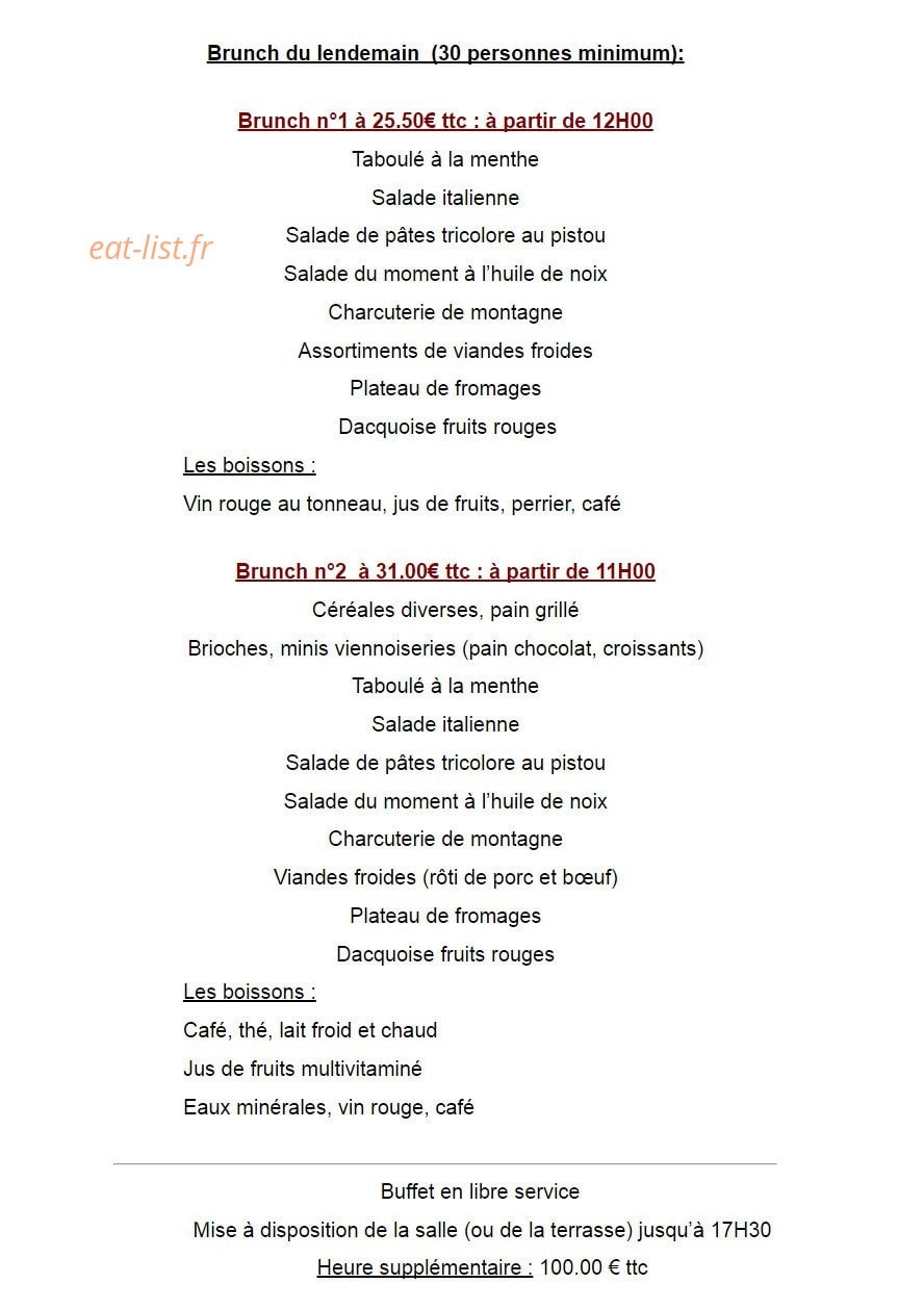 La table du parc — carte page 3