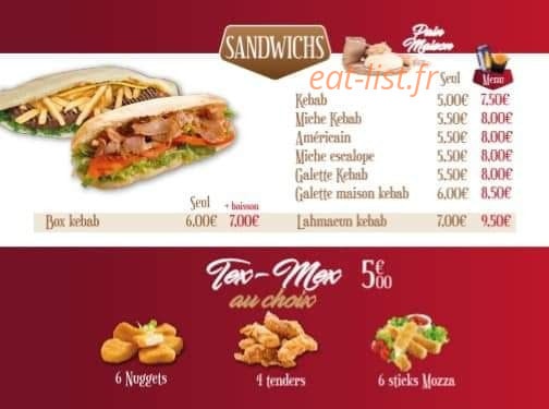 Le Bab'so — carte page 6