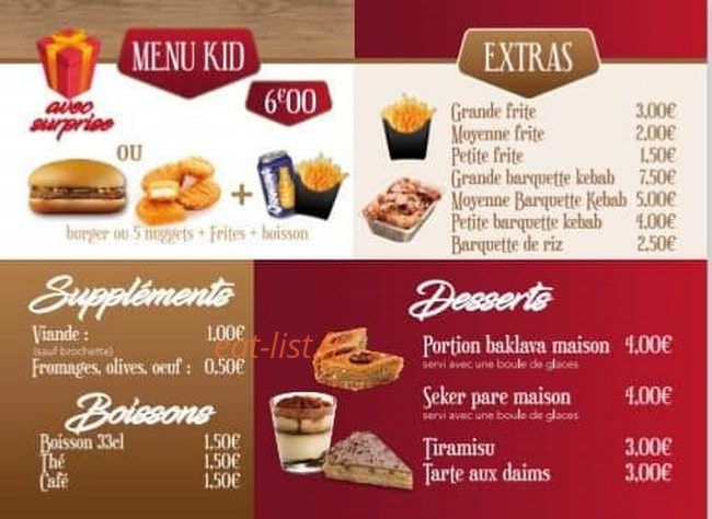 Le Bab'so — carte page 7