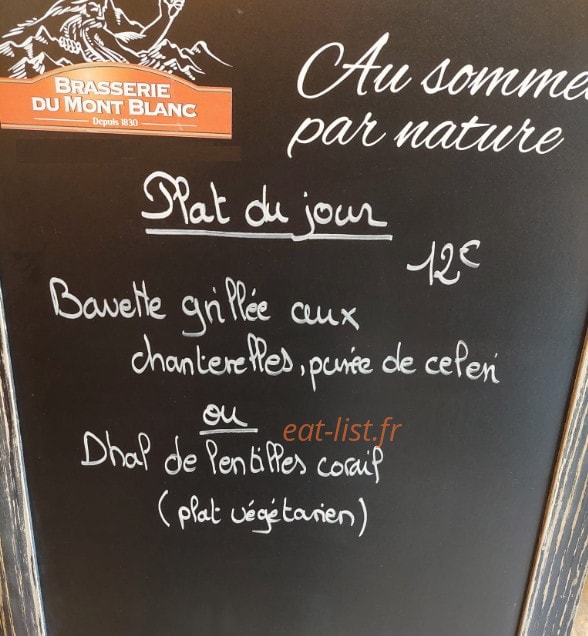 Le Bistrot des 3 Amis — carte page 1