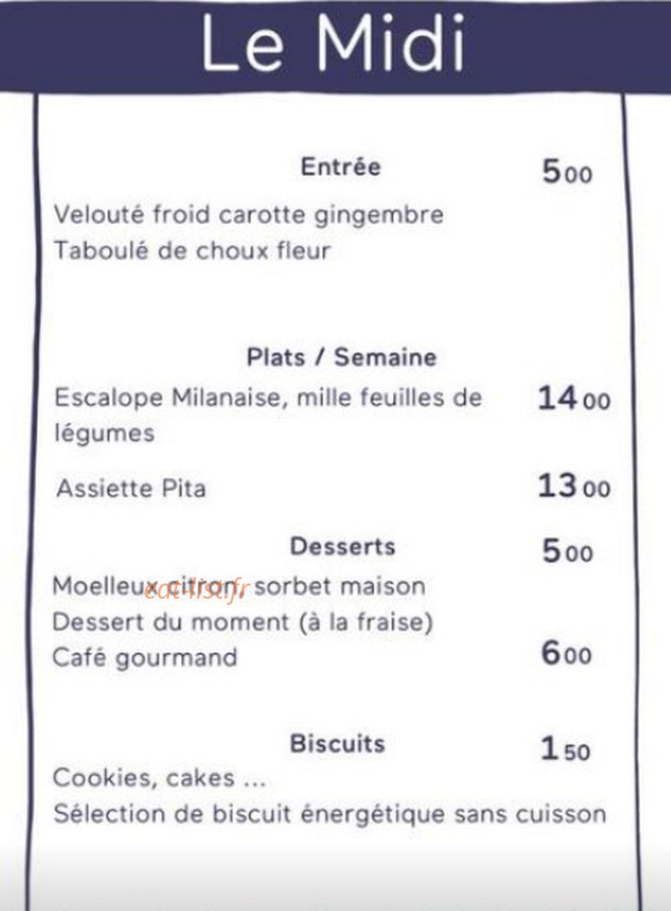 Le Bon Label — carte page 1