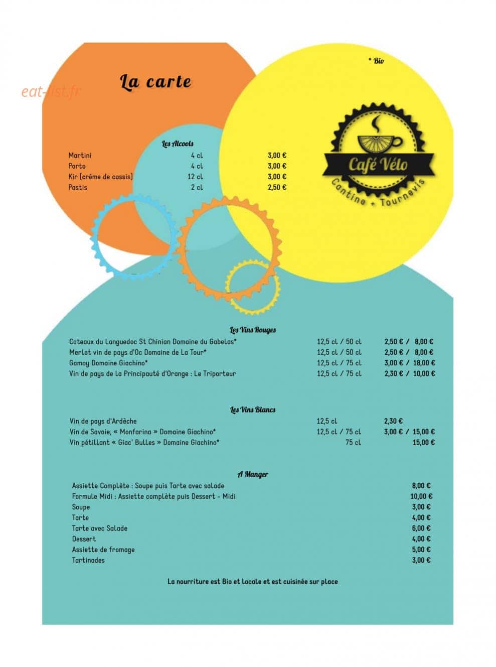 Le Café-Vélo — carte page 2
