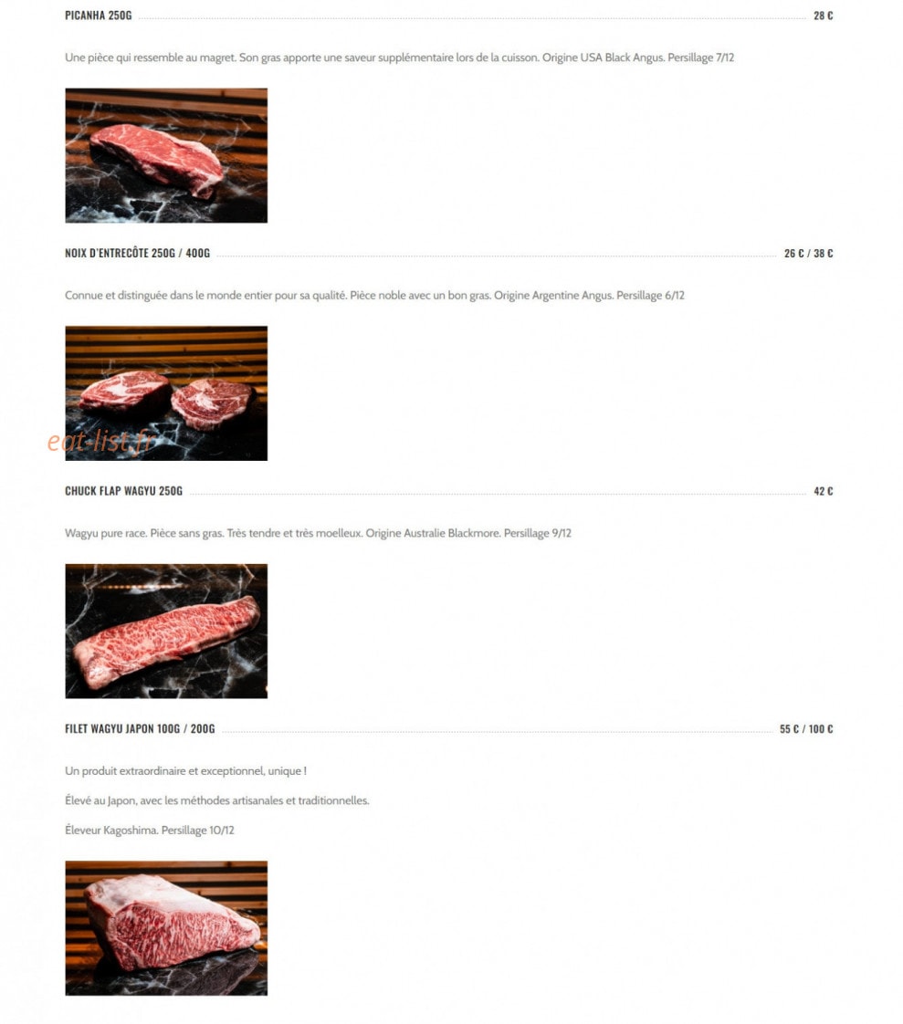 Le Catering — carte page 5