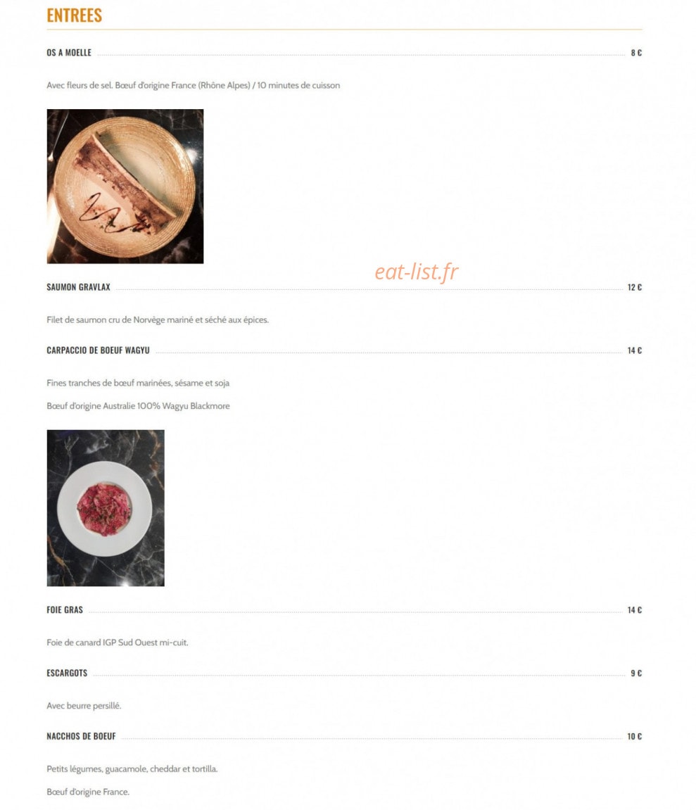 Le Catering — carte page 2