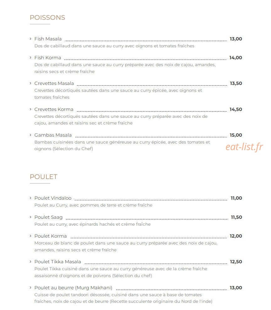 Le Chaï Latte — carte page 3