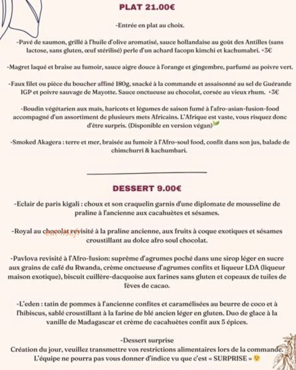 Le Dos Argenté — carte page 2