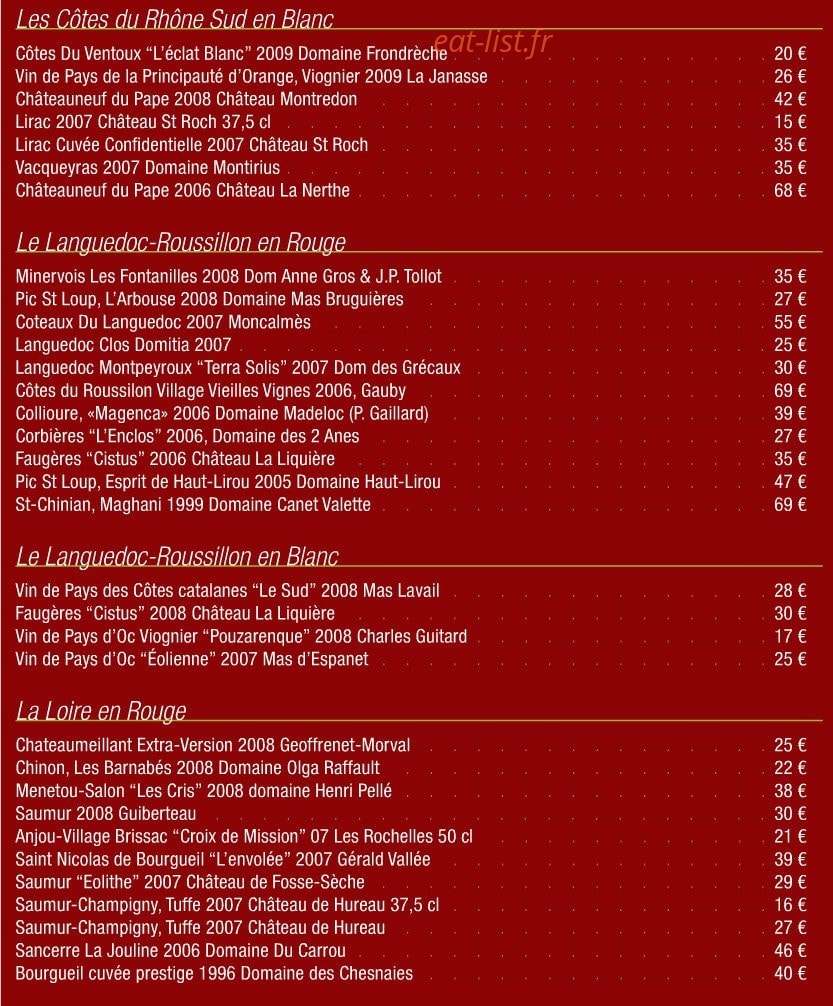 Le goût des autres — carte page 6