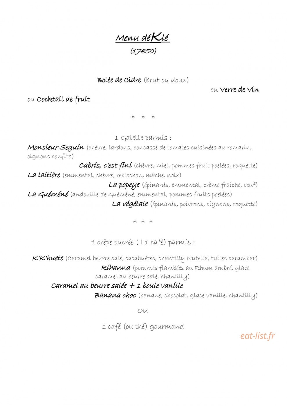 Le K barré — carte page 6