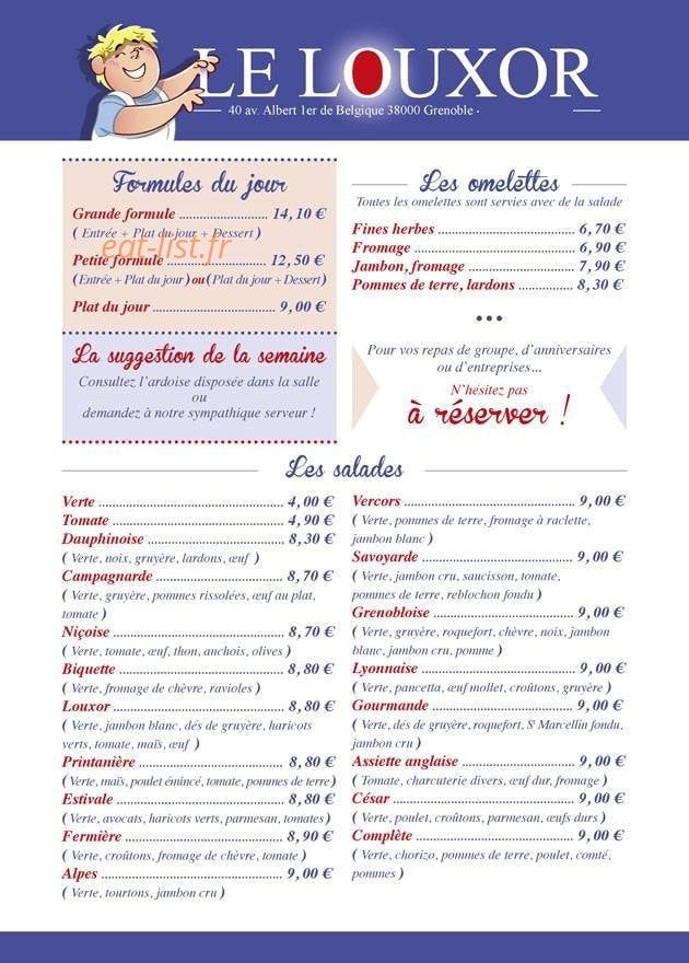 Le Louxor — carte page 1