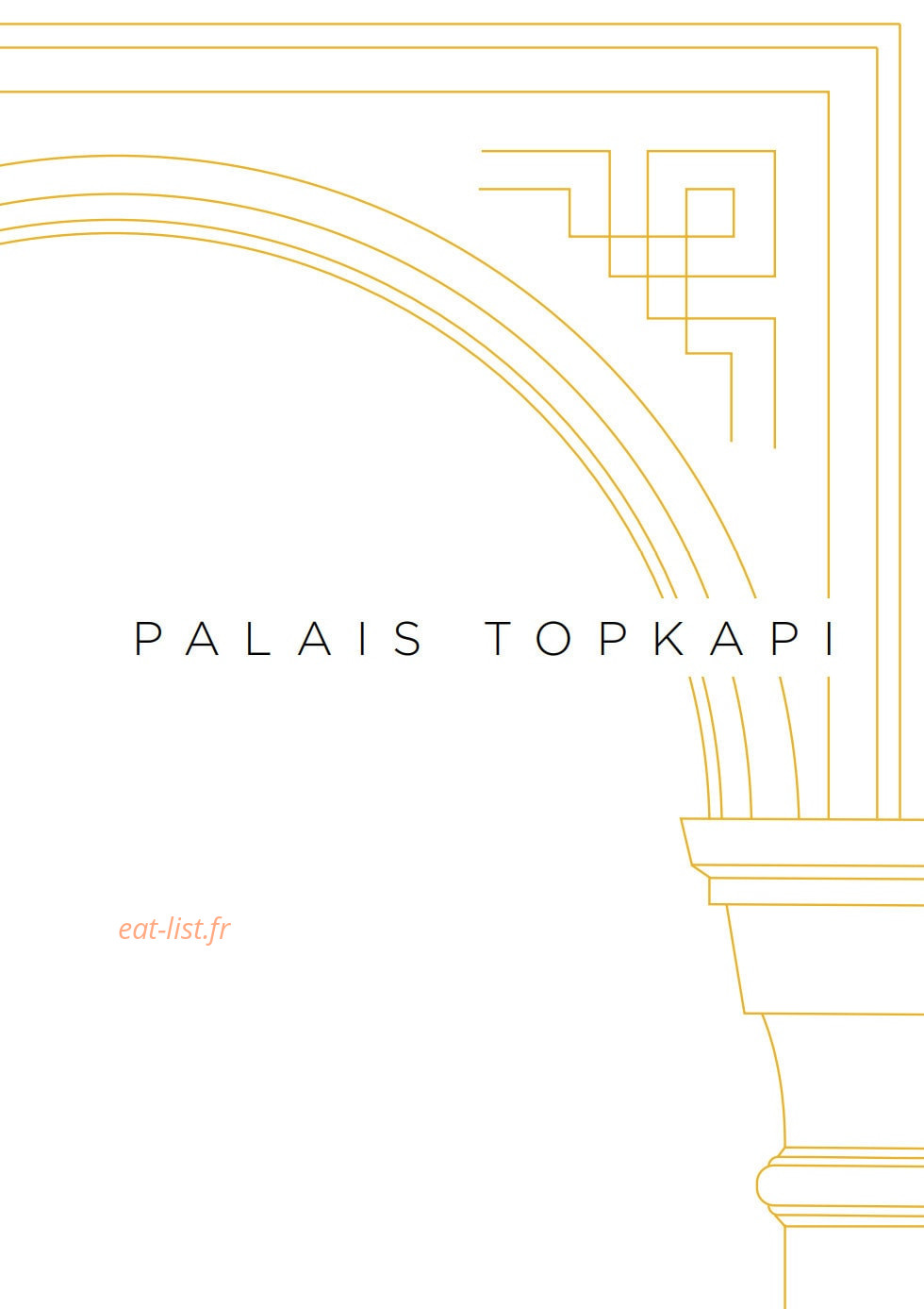 Le Palais Topkapi — carte page 1