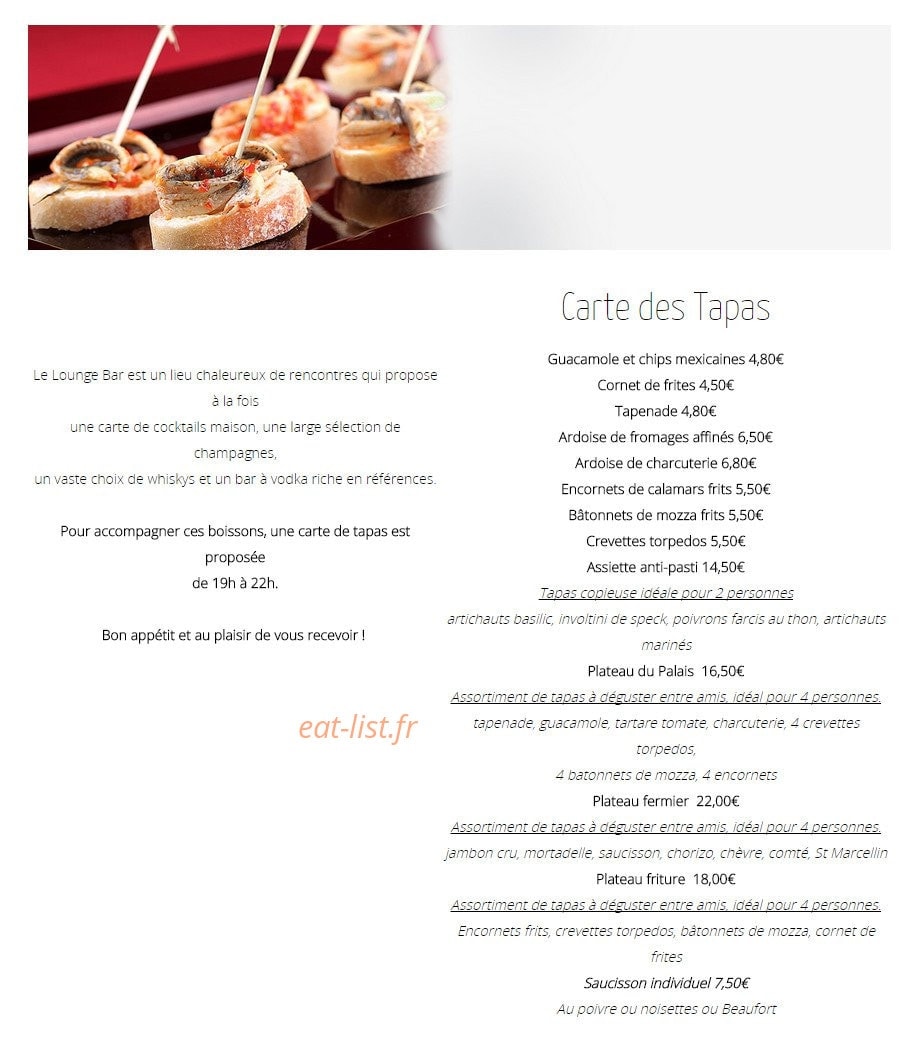 Le Palais — carte page 3