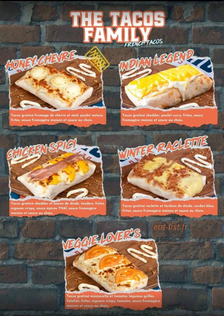 Le Tacos de Grenoble — carte page 6