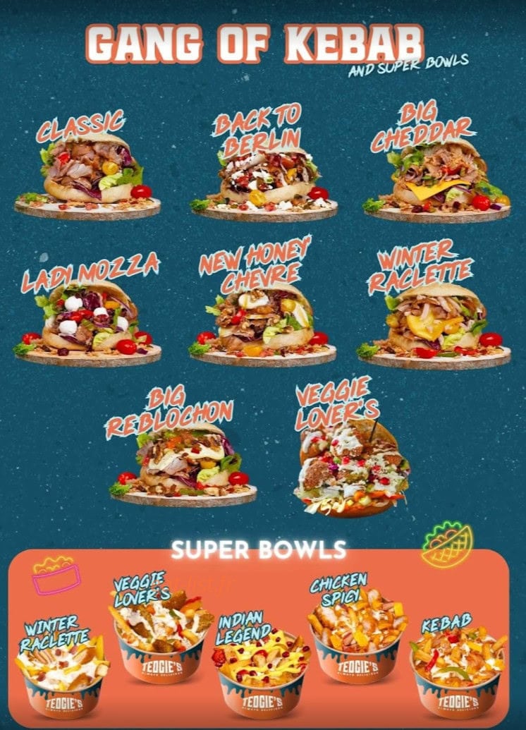 Le Tacos de Grenoble — carte page 1
