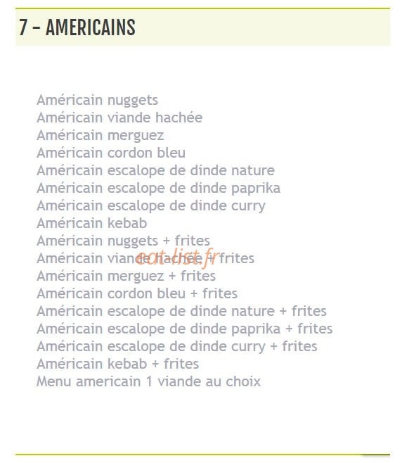 Le Tacos de Grenoble — carte page 7