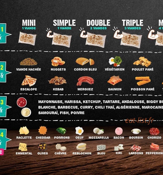 Le Tacos de Lyon — carte page 3