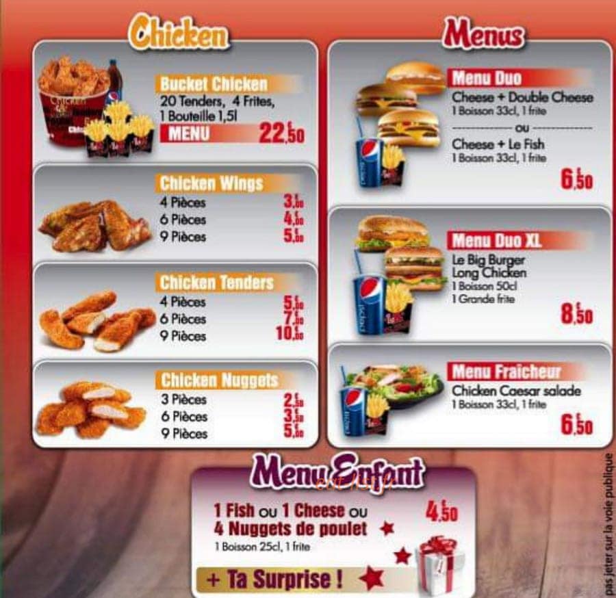 Le Tacos Des Alliés — carte page 5
