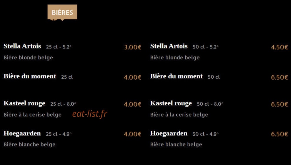 Le Tord Boyaux — carte page 2