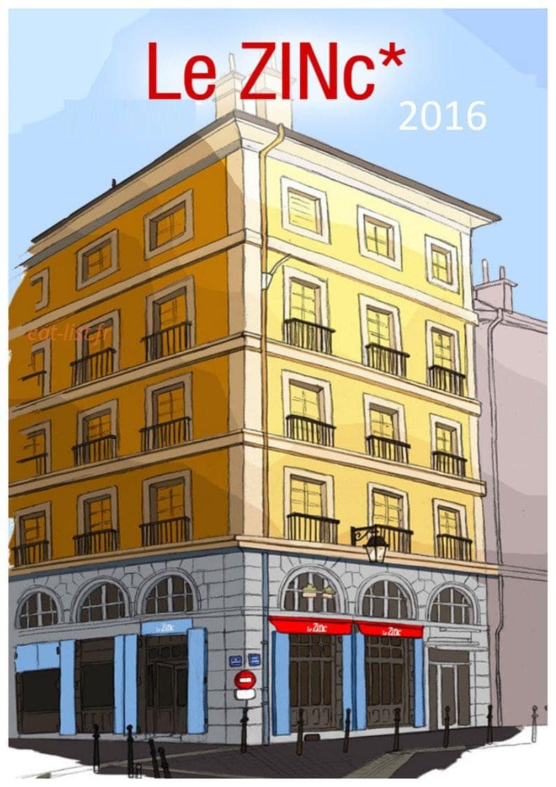 Le Zinc — carte page 1