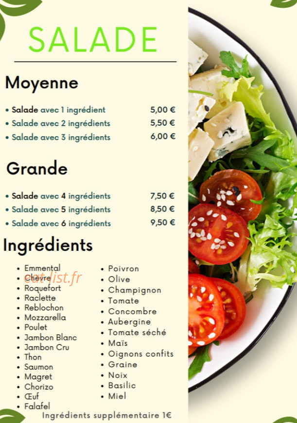 Les Petits Plaisirs — carte page 2