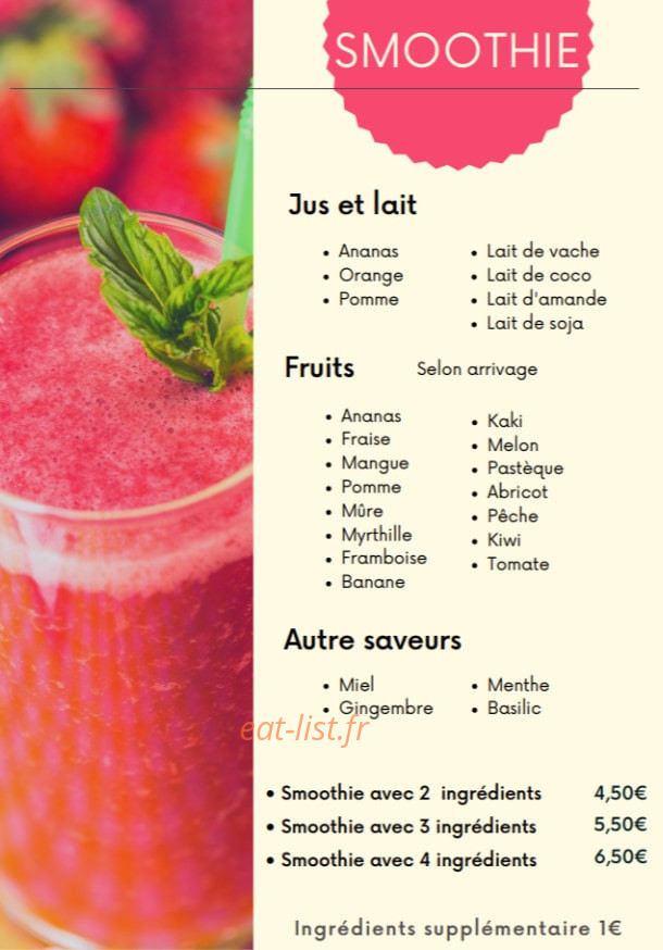 Les Petits Plaisirs — carte page 6
