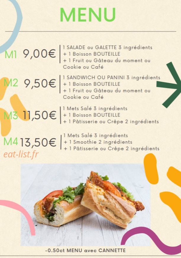 Les Petits Plaisirs — carte page 3