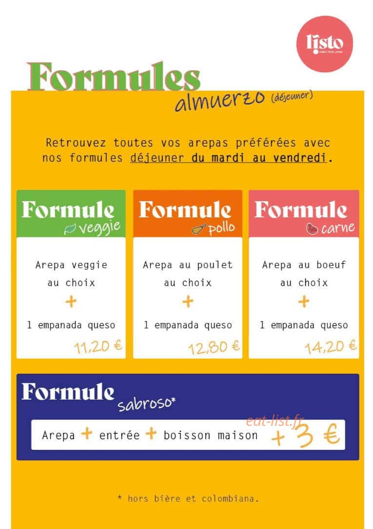 Listo — carte page 3