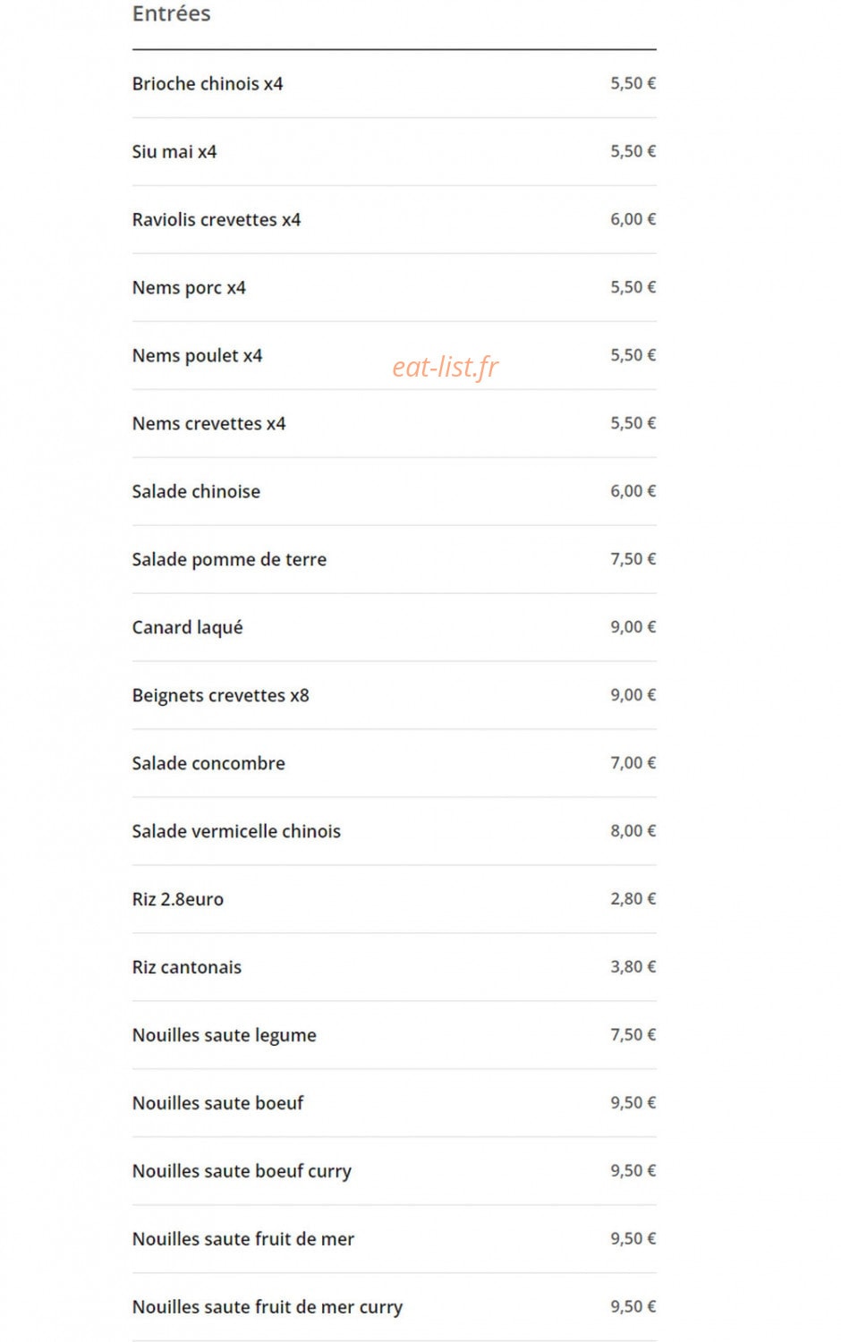 Magic Nouilles — carte page 4