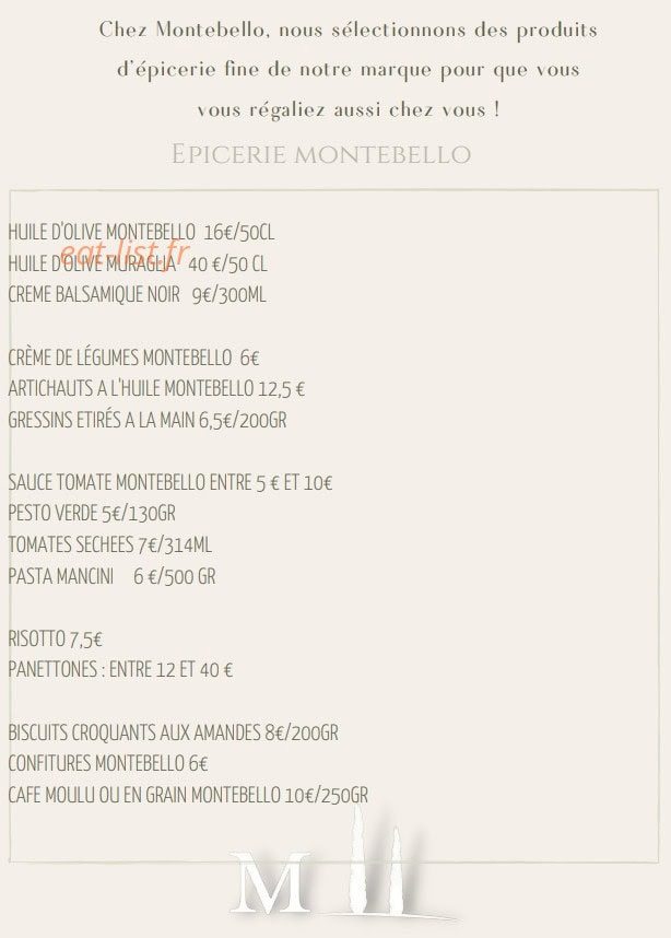 Montebello — carte page 1