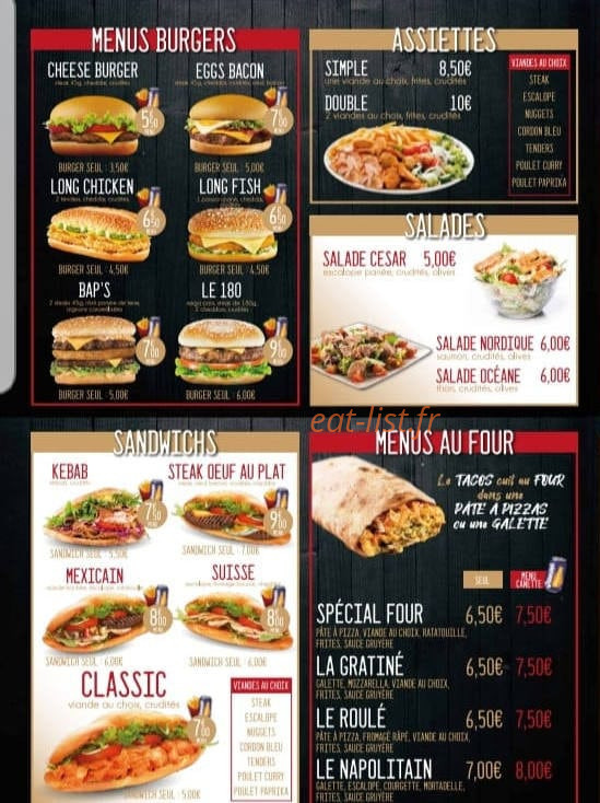 My Sandwich — carte page 2