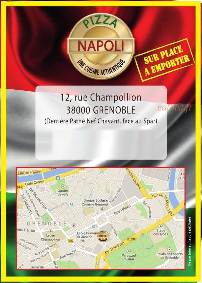 Napoli Pizza — carte page 4