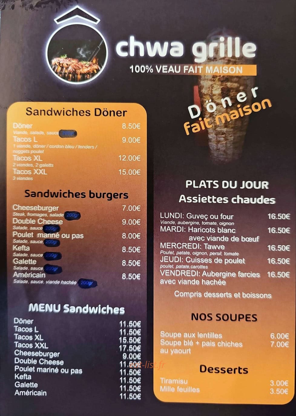 O Chwa — carte page 1