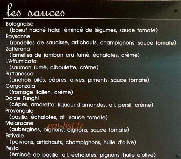 PastaVia — carte page 2